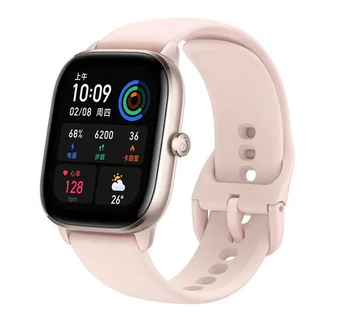 Умные часы Amazfit GTS 4 mini flamingo pink - фото 2