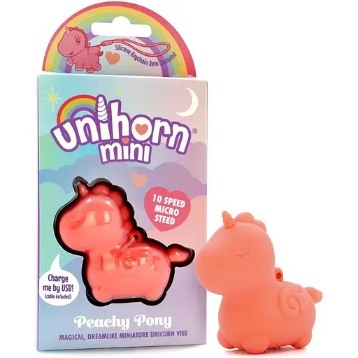 Вібратор-мінієдиноріжка Unihorn Mini - Peachy Pony - фото 5