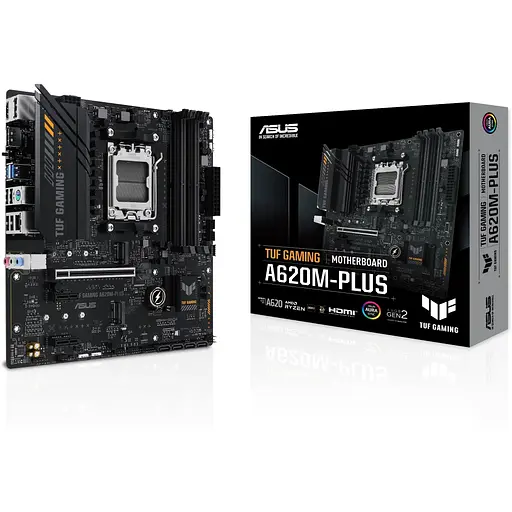 Материнская плата Asus TUF Gaming A620-PLUS sAM5 A620 4xDDR5 HDMI DP mATX - фото 8