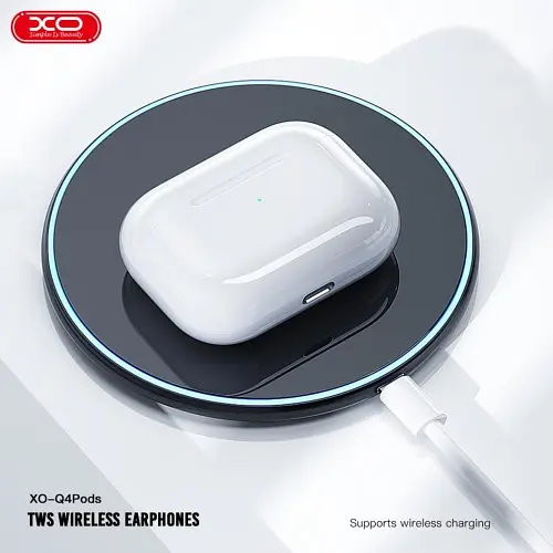 Наушники беспроводные XO Q4 Pods bluetooth headset белые - фото 4