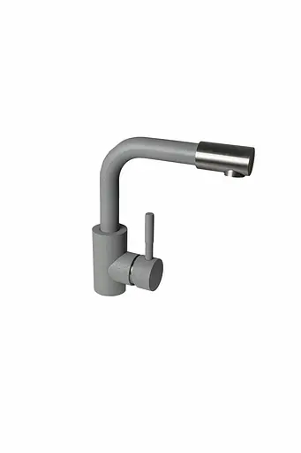 Змішувач для кухні Germece 8530 сірий металік Сірий - фото 1