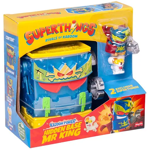 Игровой набор SuperThings серии Kazoom Power - Скрытая база Мистера Кинга (PSTSP112IN240) - фото 2