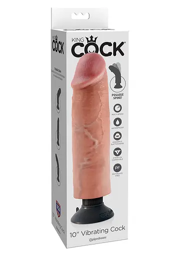 Вибратор Pipedream Vibrating Cock 22.8 см телесный - фото 6