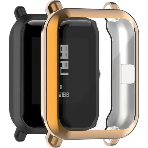 Чехол-накладка DK CDK Silicone Face Case для Xiaomi Amazfit Bip S / 1S / S Lite (012417) (rose gold)
