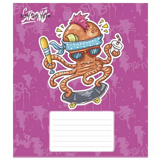 Зошит учнівський "Your dream" 018-3269L-4 у лінію, 18 аркушів