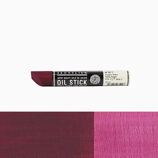 Фарба олійна у формі пастелі Sennelier Oil Stick, 38 мл, S3, Геліос пурпурний (Helios Purple) - фото 2