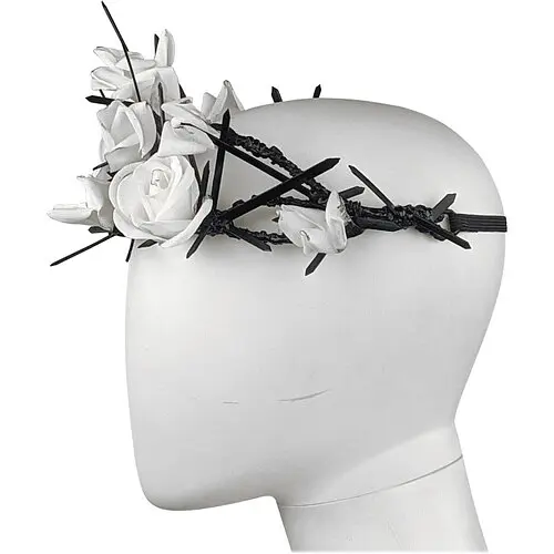 Венок Терновый с крупными розами - фото 2