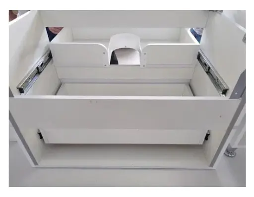 Тумба ПіК Сімпл + раковина Cersanit Como 80 см Білий 30412 - фото 2