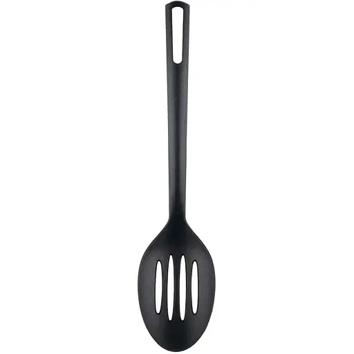 Ложка кухонна Gusto GT-5206 з отворами нейлон чорна (100753)