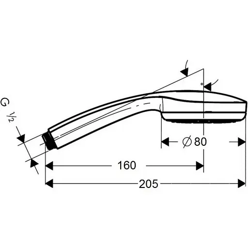 Лейка для ручного душа Lidz (CRM)-51 00 000 00 - фото 2