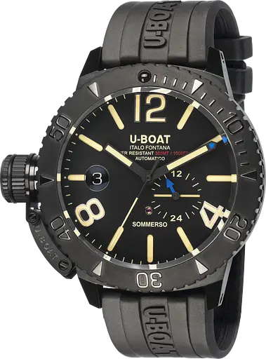 Часы U-Boat Sommerso 46mm DLC 9015