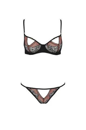 Еротичний комплект Casmir Mirella XXL/XXXL чорний - фото 3