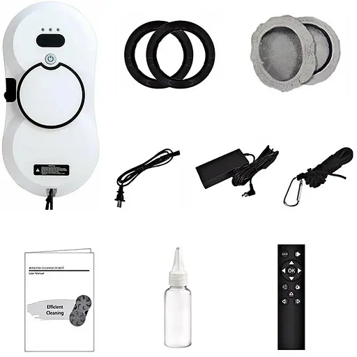 Робот для мытья окон DJET W17S с односторонним автоматическим распылителем воды White - фото 2