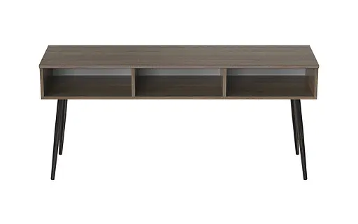 Тумба під телевізор Кентуккі Ferrum-decor 45x139x38 Чорний метал ДСП Дуб Сонома Трюфель 16 мм (FRD-106731) - фото 4