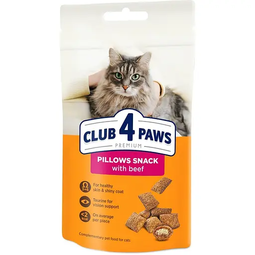 Лакомство Club 4 Paws для кошек с говядиной 60 г - фото 1