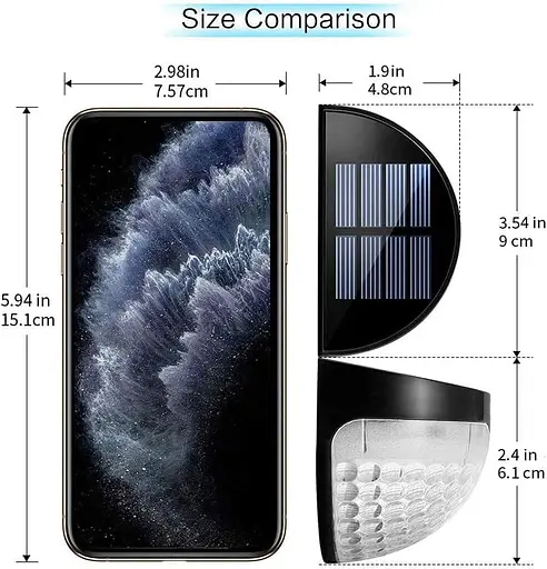 Сонячні світильники для огорожі QASIMOF - фото 5