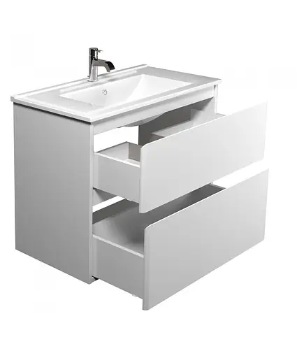 Тумба Мойдодир Палермо 80-U в ванну з умивальником SU-80 Білий - фото 5