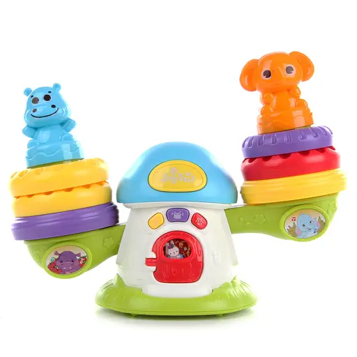 Музыкальная развивающая игрушка "Весы" QF366-043 со световыми эффектами.