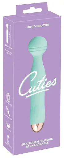 Вібратор Cuties Orion Mini 17.2 см блакитний - фото 7