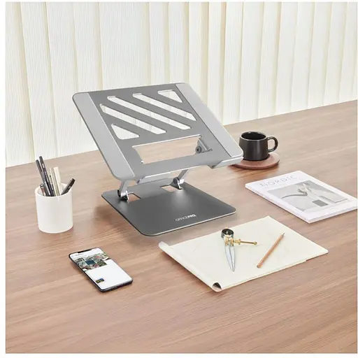Подставка для ноутбука планшета OfficePro LS-797-G Alloy Aluminum Gray - фото 10