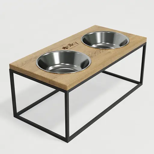 Hollky Base XL20 — миски на підставці для великих собак (2 × 1,8 л) - фото 5