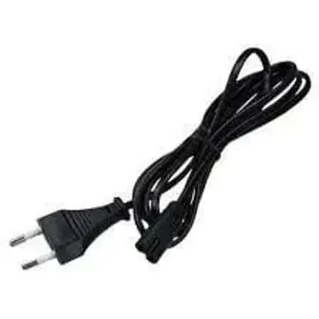 Шнур сетевой к ноутбуку кабель питания 2 пина Ritar 3x0.75 мм CU 1.8 м черный