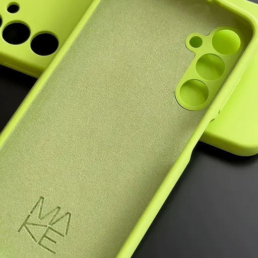 Чехол Make Samsung A25 Silicone Lime - фото 3