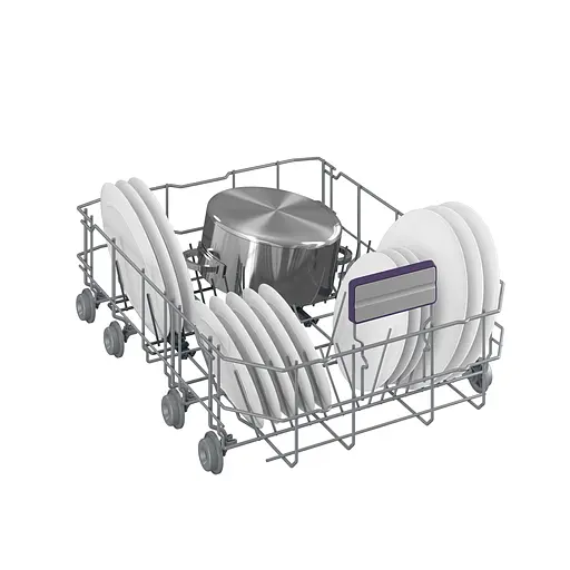 Посудомийна машина Beko вбудована, 11 комплектів A+++, 45 см, дисплей, білий - фото 5