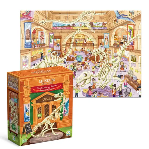 Детский виммельпазл "Музей Природы" DoDo Toys 300639, 150 элементов - фото 2