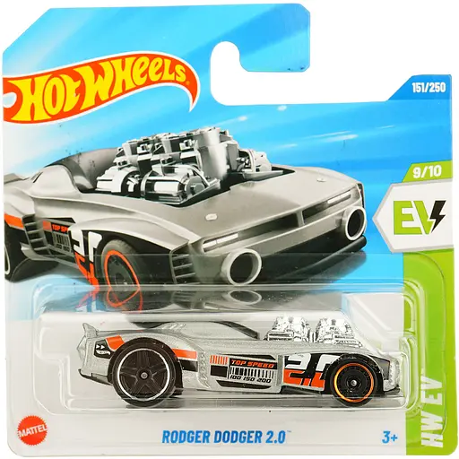 Базовая машинка Hot Wheels HW EV Rodger Dodger 2.0 серебристая (5785) JBB65-N521