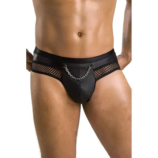 Труси чоловічі Passion 030 Slip Open Tom black L/XL