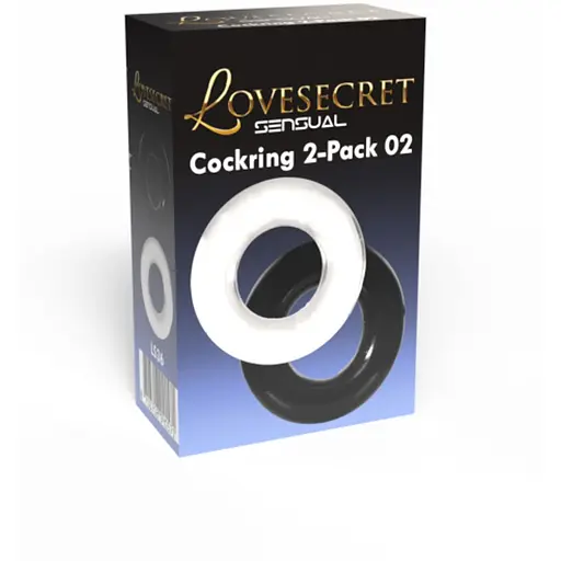 Набір ерекційних кілець Power Escorts Lovesecret Pack 02, 2 шт. мульті - фото 4