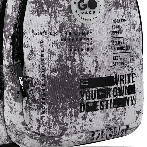 Рюкзак GoPack Teens 162M-3 Серый (GO26-162M-3) - фото 15