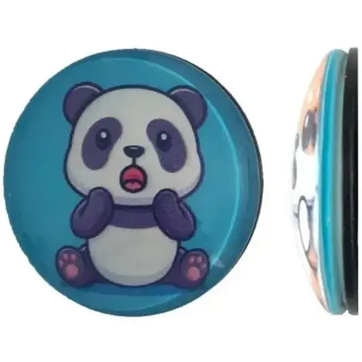 Тримач Поп Сокет New Glass (Скло) Baby Panda №17 - фото 1