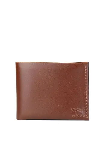 Кожаный кошелек Mini светло-коричневый - фото 1