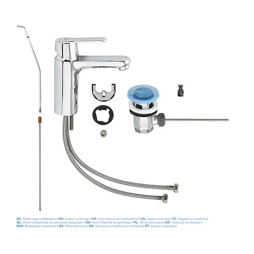 Смеситель для раковины Grohe QuickFix Get M-Size 23454000 Хром - фото 5