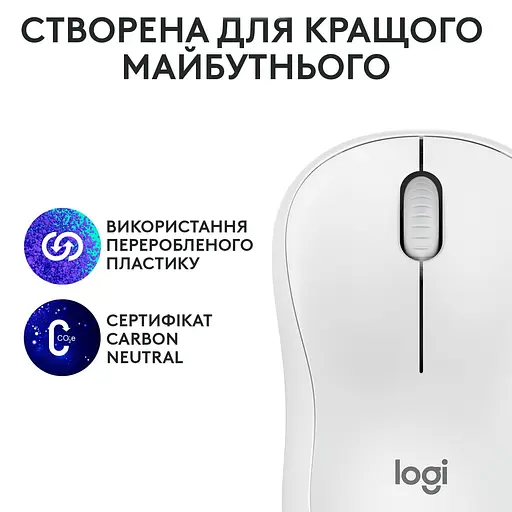 Беспроводная мышь Logitech M240 Silent Bluetooth White (910-007120) - фото 8