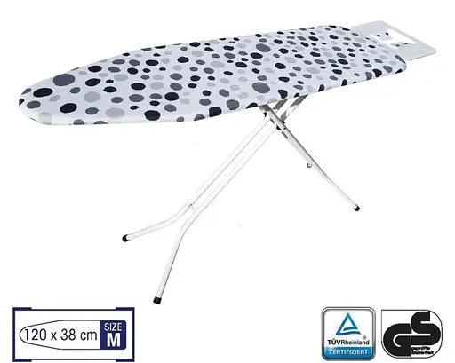 Гладильная доска Casa Si Superstandard Basic 120x38 White/Grey Spots (CS95150E290) - фото 2