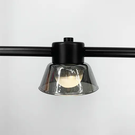 Видовжена люстра HILDFRID на 4 плафони Line.F MJ 179L-950 BK - фото 2