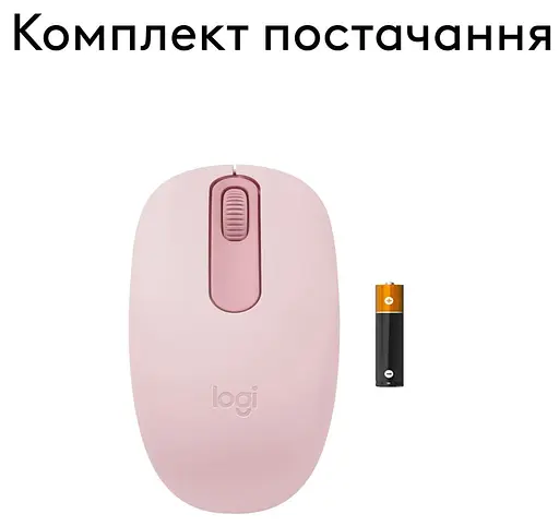 Миша Logitech M196 Bluetooth Rose (910-007461) - фото 2