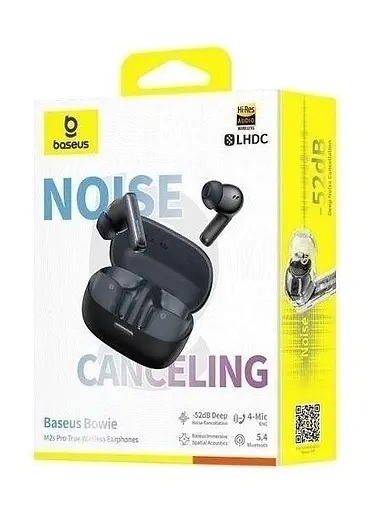Навушники бездротові Baseus Bowie M2s Pro чорні A00051801123-00 - фото 6
