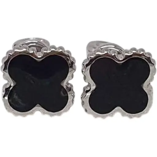 Золоті сережки-пуссети Tango з емаллю. 500047В