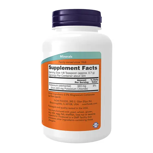 Хлорид Калия Now Foods Potassium Chloride Powder 227 г - фото 3