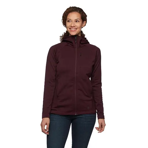 Кофта Black Diamond W Factor Hoody Bordeaux L (1033-BD 7440806018LRG1) - фото 2