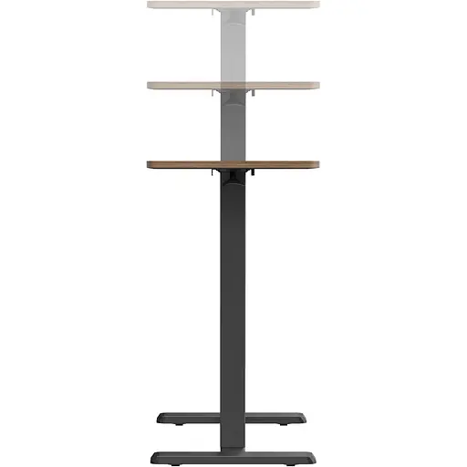 Стол компактный 2E CE710BD, 710x400 мм, регулируемая высота, черно-коричневый - фото 5