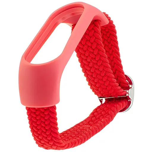 Ремінець Braided Buckle Enhanced Mi Band 3/4/5/6/7 Червоний - фото 1