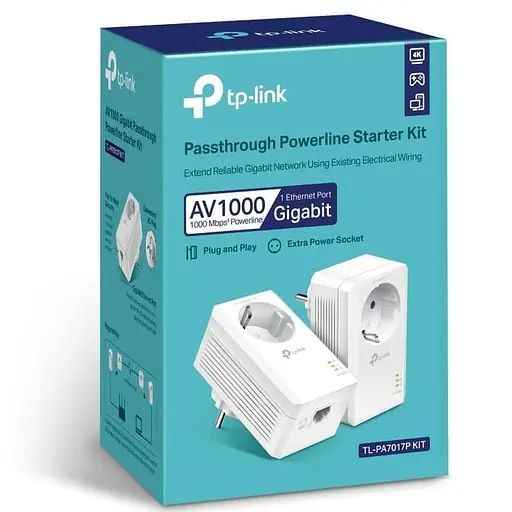 Ретранслятор Powerline TP-Link TL-PA7017P KIT (TL-PA7017PKIT) - фото 7