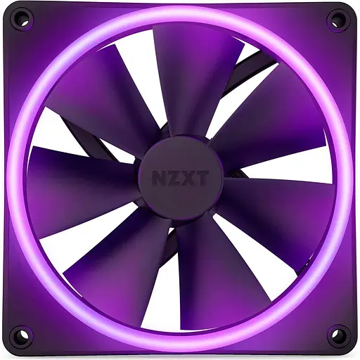 Вентилятор NZXT F140RGB Duo - 140mm Dual-sided RGB Fan - Single Pack (Black) (RF-D14SF-B1) - фото 3