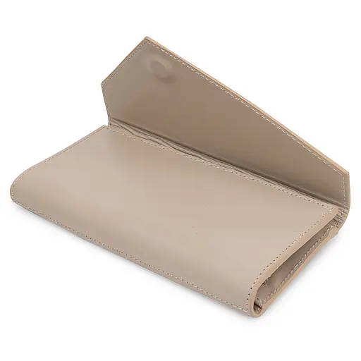 Женский кожаный кошелек Grande Pelle 21х10х2 см acs0018776 - фото 2