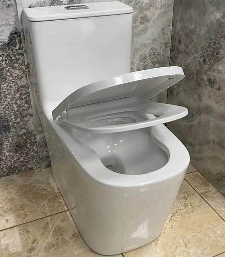 Підлоговий унітаз VBI Linosa Rimless white VBI-021002, Білий - фото 6